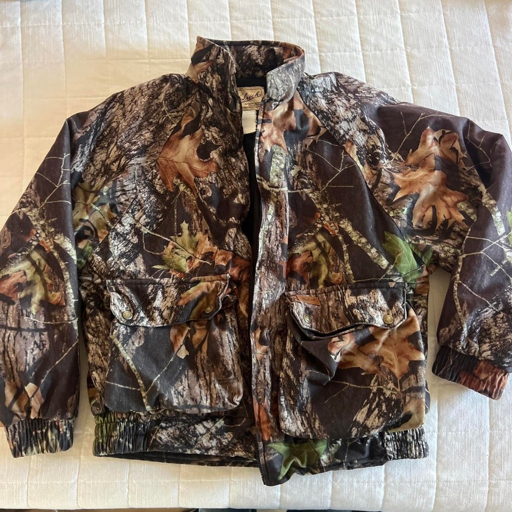 Woolrich Camo Puffer Jacket | Vintage Outdoor Camouflage Coat